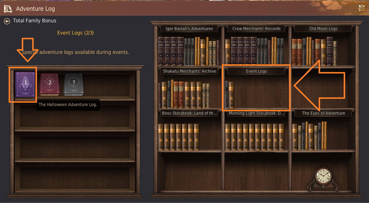 Halloween Adventure Log Guide