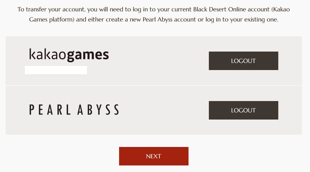 Transfer of Service to Pearl Abyss (EU/NA PC)