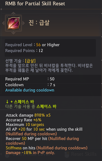 Maegu Skills List
