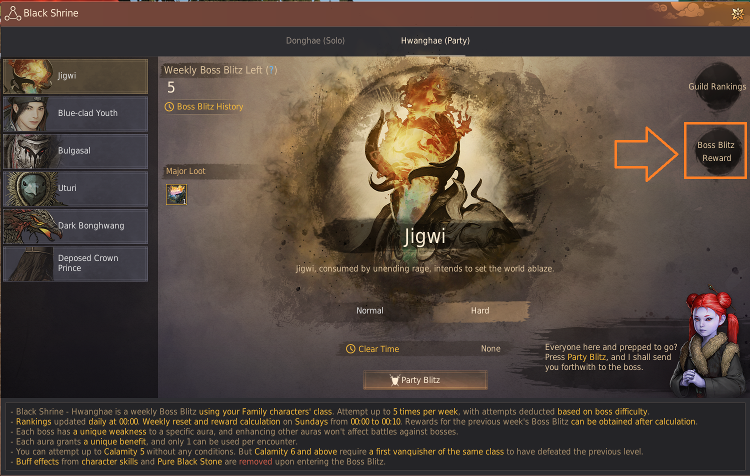 Black Shrine (Party) Guide