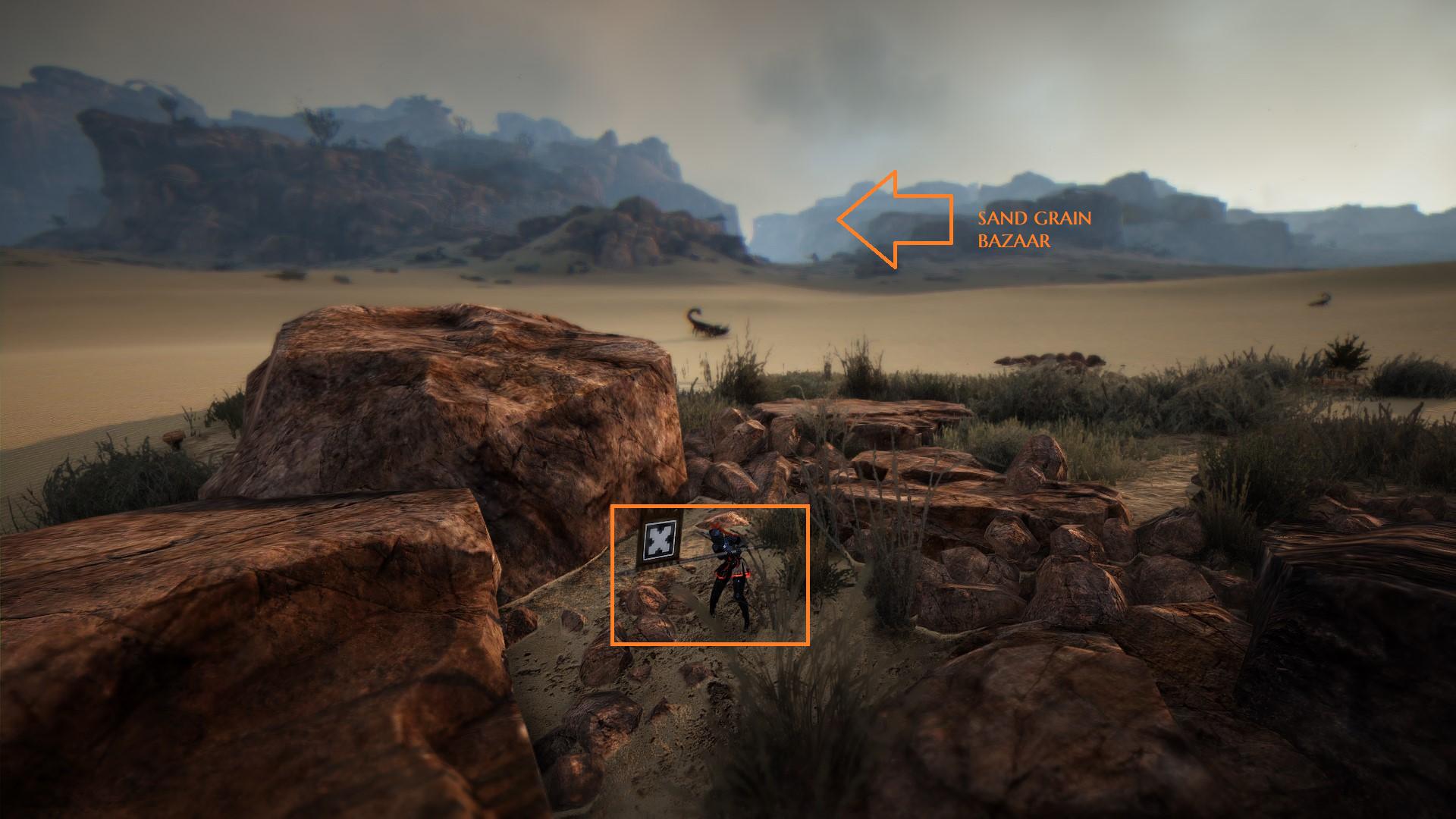 Bottle with a Note - Gardaka's Treasure Map (locations)