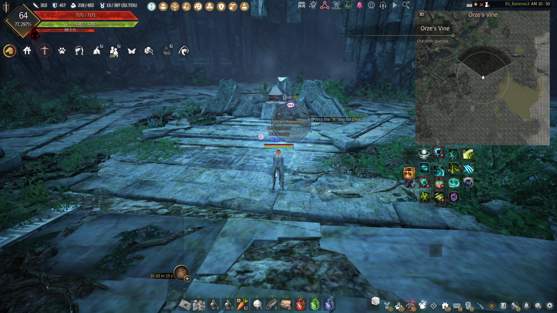 Atoraxxion Dungeon Guide: Orzekea