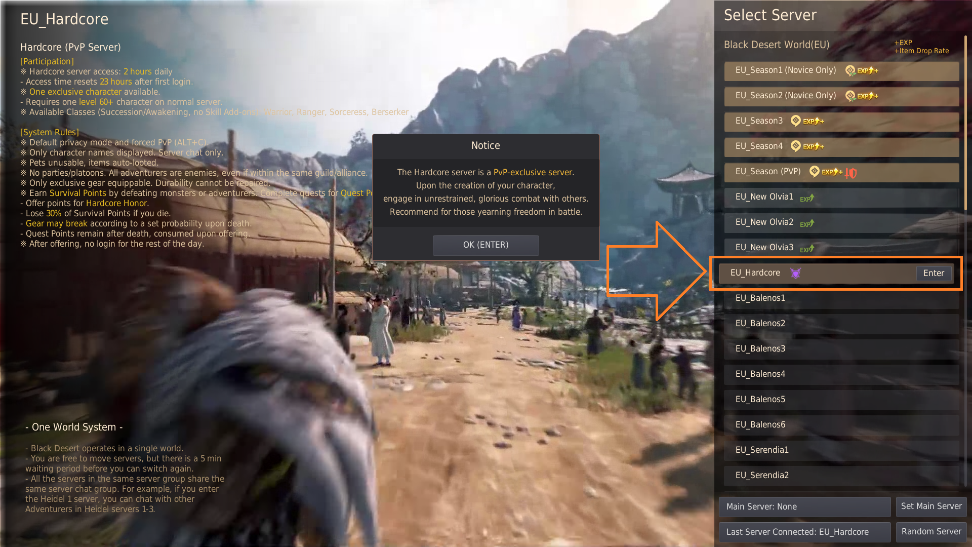 Hardcore PVP Server Guide
