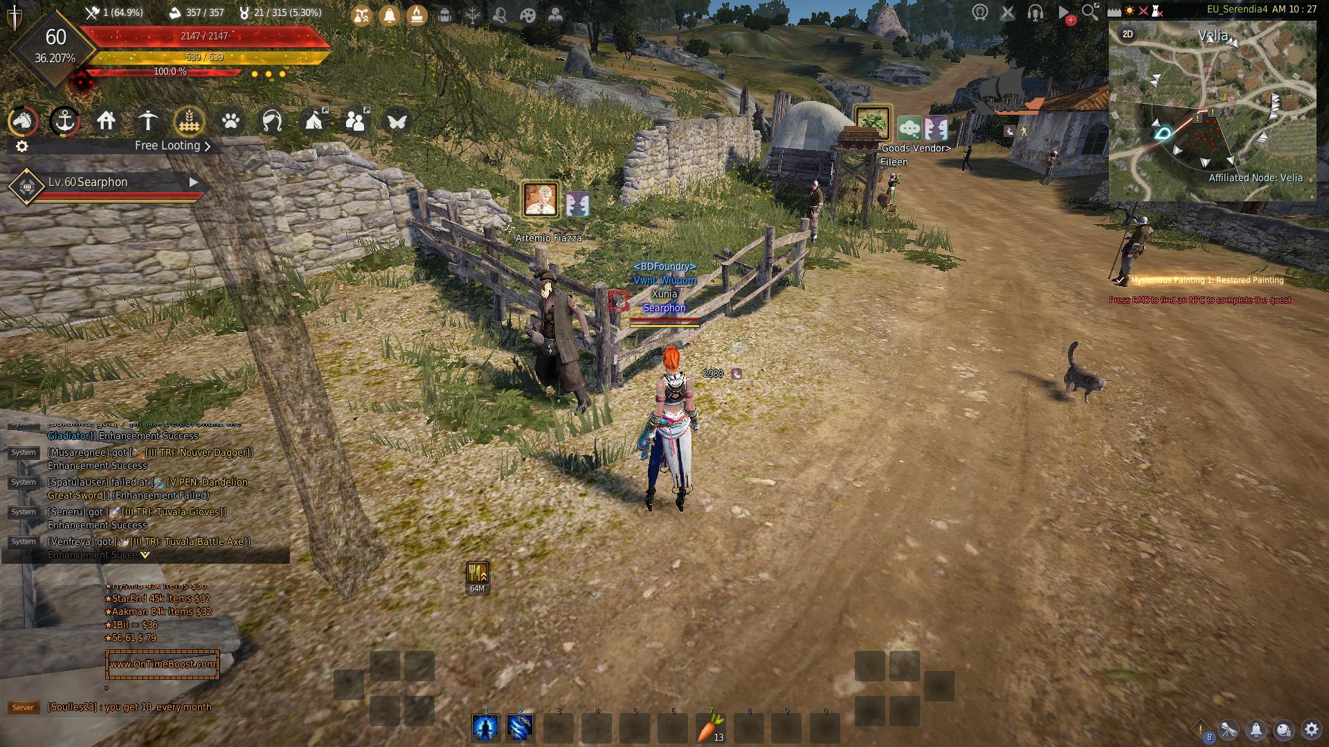 Mysterious Painting Questlines