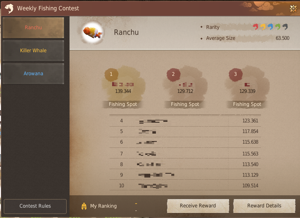 Weekly Fishing Contest Guide