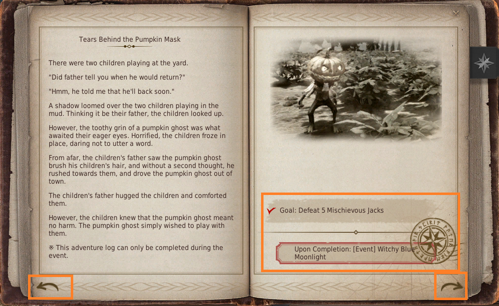 Halloween Adventure Log Guide