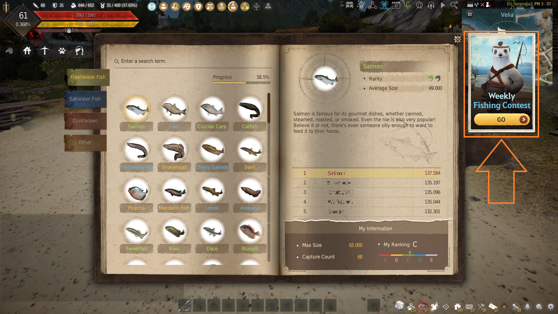 Weekly Fishing Contest Guide